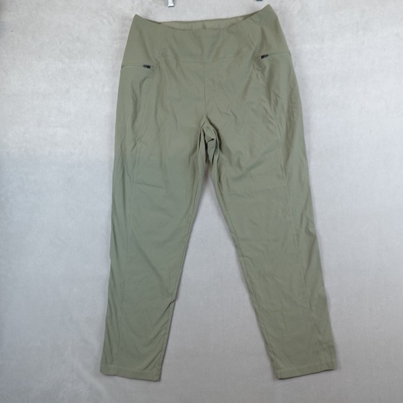 NWT Mountain Hardwear Pants Pull On Womens Large UPF 50 Light Army - Picture 1 of 10